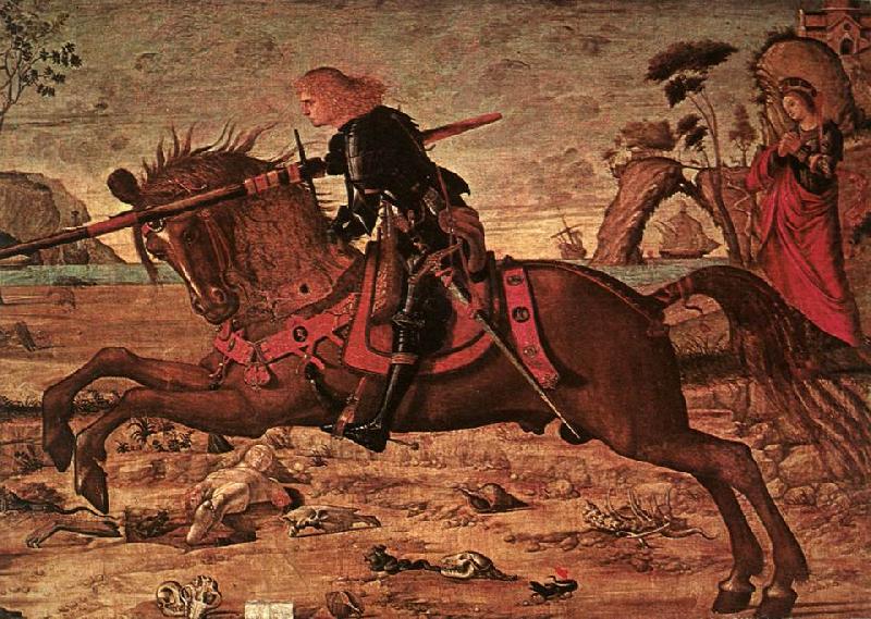 St George and the Dragon (detail) sdgf, CARPACCIO, Vittore